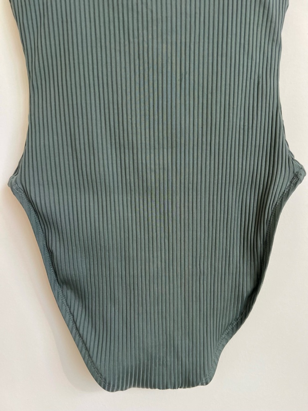 Vitamin A Jenna One Piece Swimsuit in Sea Green EcoRib - Picture 13 of 15